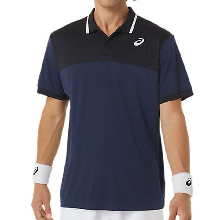MEN COURT POLO SHIRT (MIDNIGHT/PERFORMANCE BLACK)