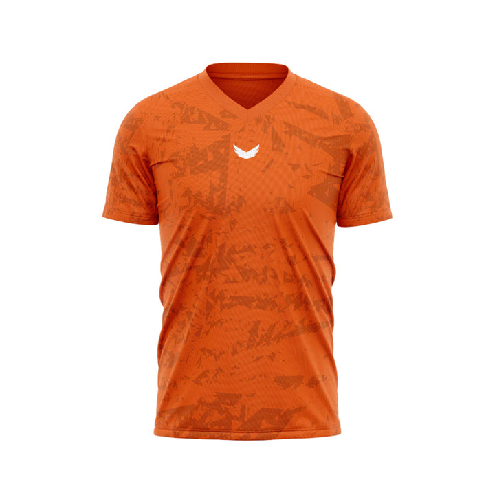 Wings Marble Dri-Fit Padel T-Shirt - Orange