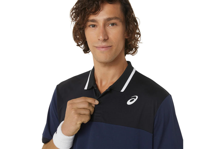 MEN COURT POLO SHIRT (MIDNIGHT/PERFORMANCE BLACK)