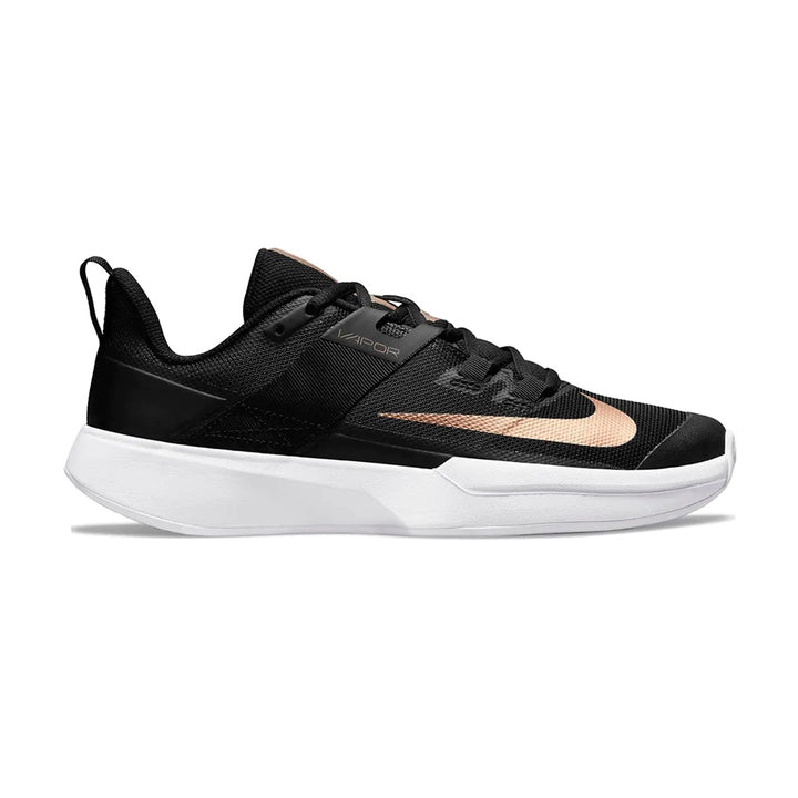 W NikeCourt Vapor Lite Clay-Court Black/White/Metallic