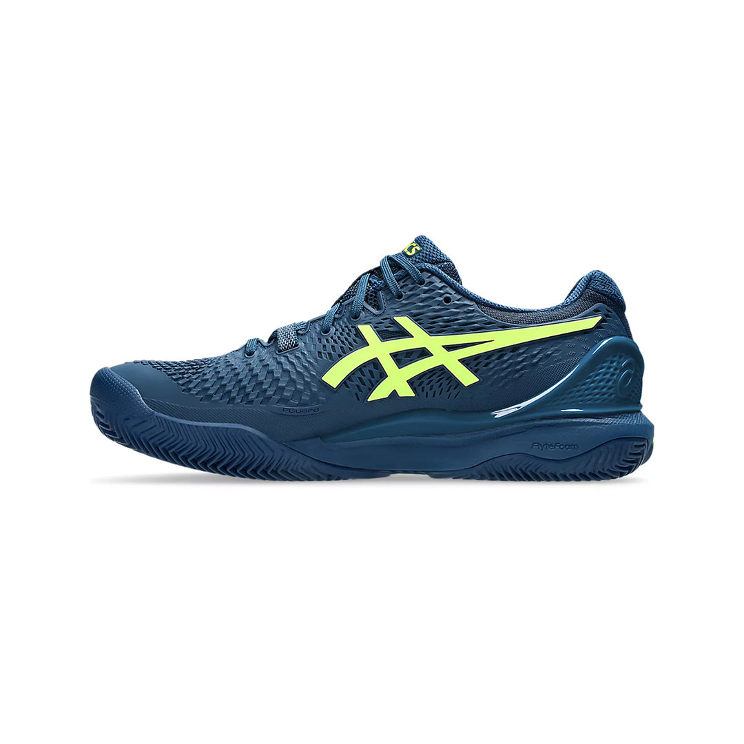 GEL-RESOLUTION 9 CLAY - MAKO BLUE/SAFETY YELLOW