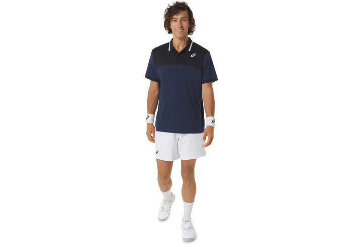 MEN COURT POLO SHIRT (MIDNIGHT/PERFORMANCE BLACK)