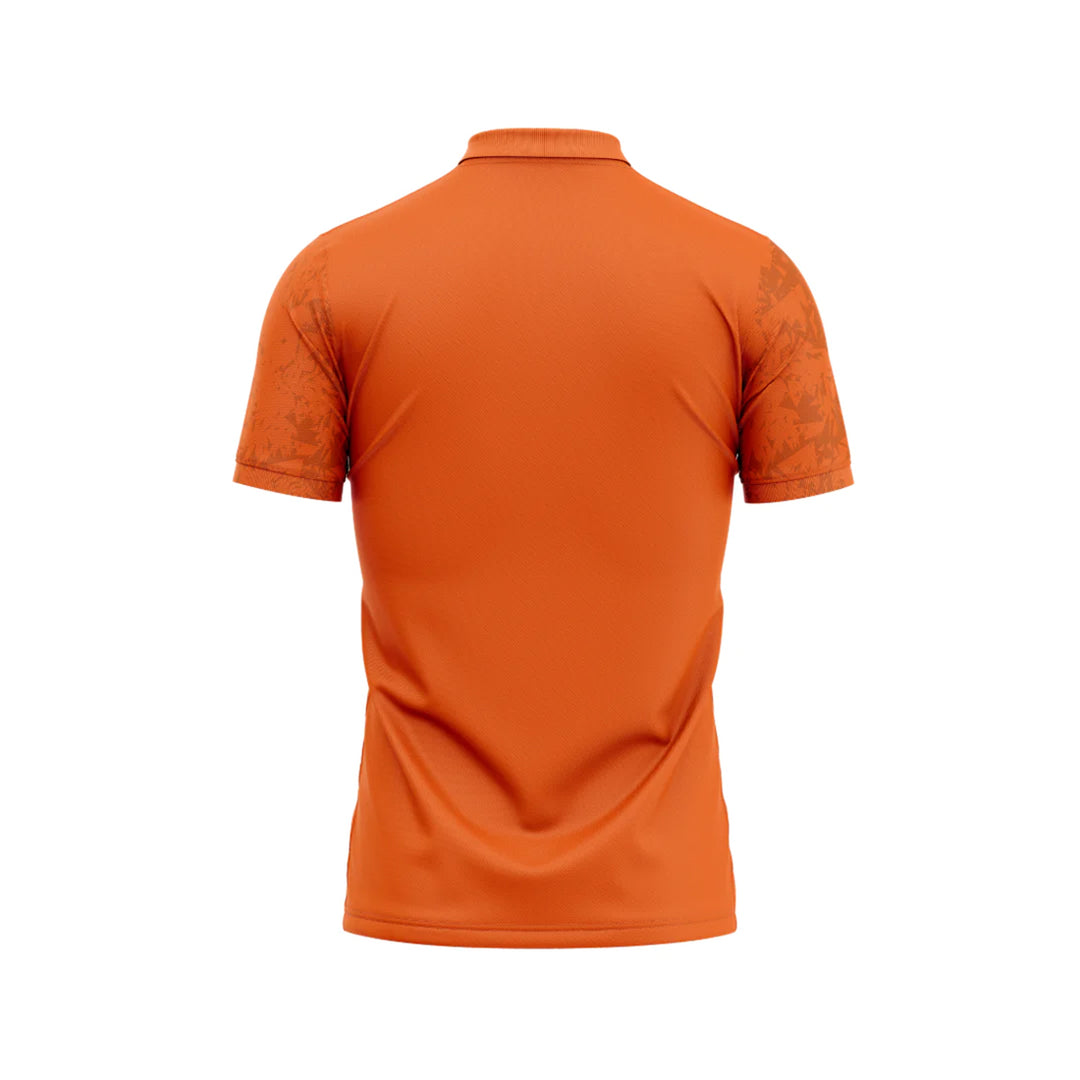 Wings Marble Dri-Fit Padel T-Shirt - Orange