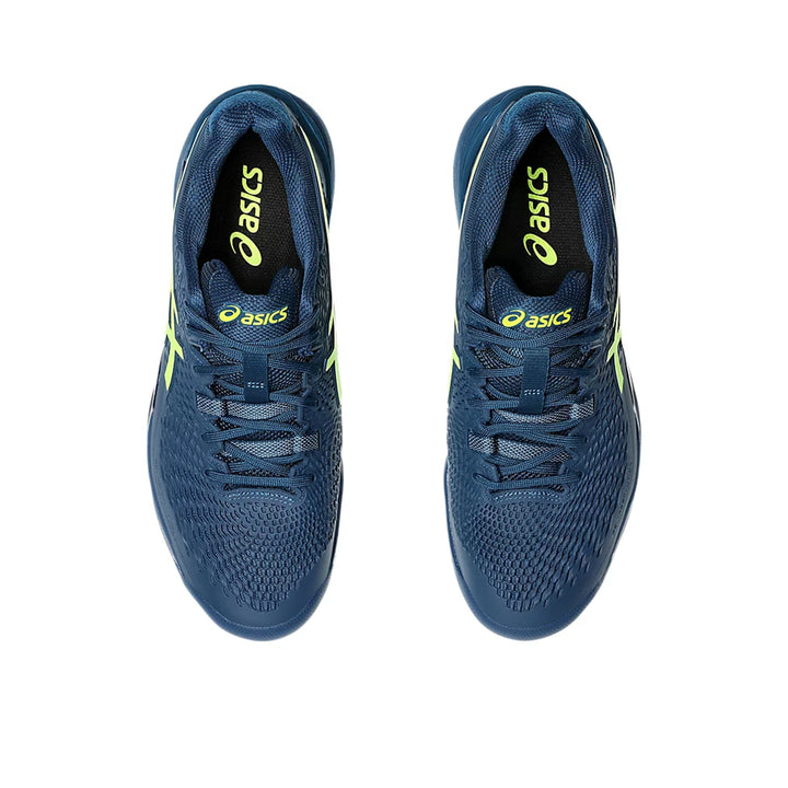 GEL-RESOLUTION 9 CLAY - MAKO BLUE/SAFETY YELLOW
