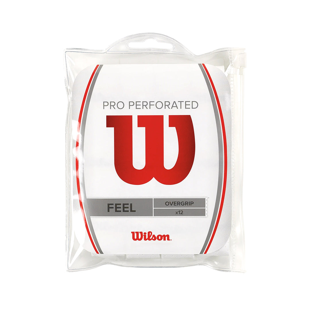 PRO OVERGRIP PERF 12PK WH ,Color..  WHITE