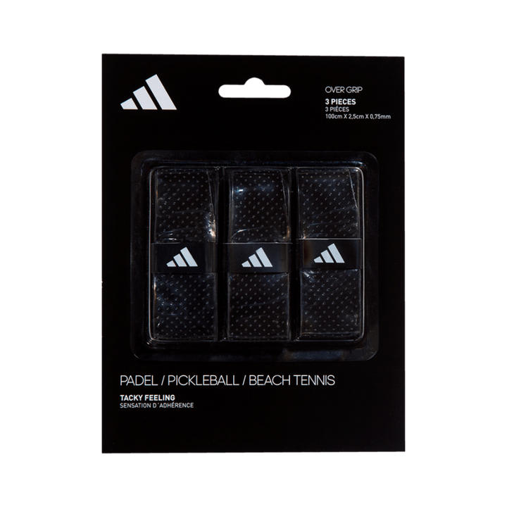 SET OF PADAL OVERGRIP 3 UNITS BLACK