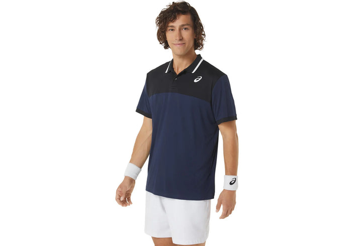 MEN COURT POLO SHIRT (MIDNIGHT/PERFORMANCE BLACK)