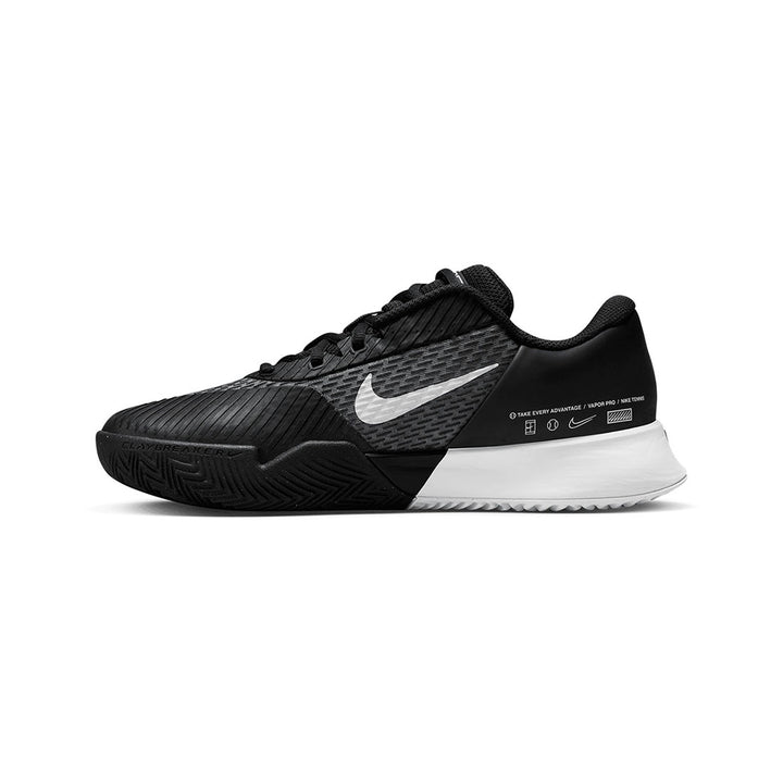 W NikeCourt Air Zoom Vapor Pro 2 Clay Black/White