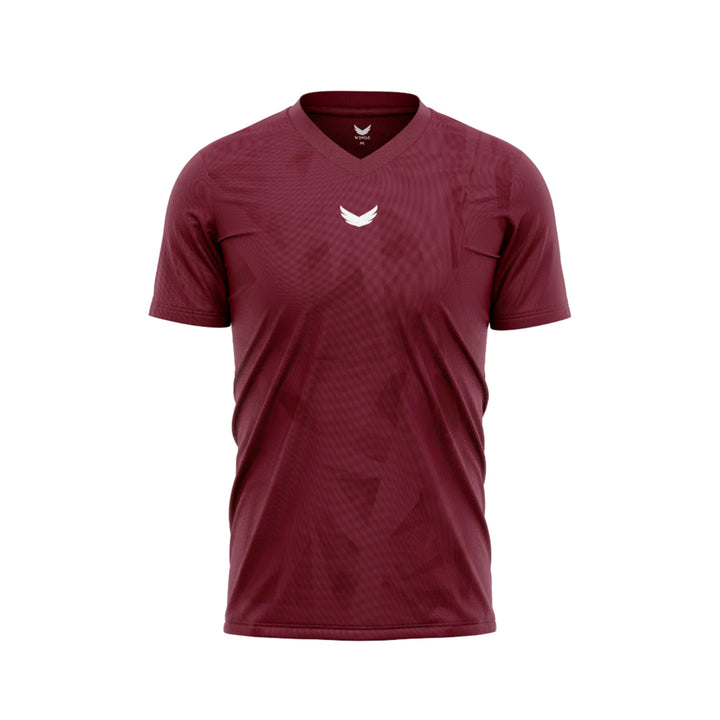 Wings Anabi Dri-Fit Padel T-Shirt - Maroon