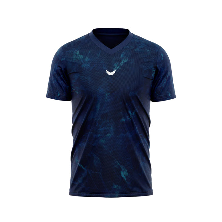 Wings AquaTide Dri-Fit Padel T-Shirt - Dark Blue